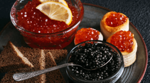 compositions and properties of caviar